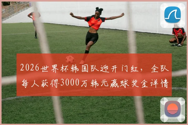 2026世界杯韩国队迎开门红,全队每人获得3000万韩元赢球奖金详情解析,附历年奖金分配对比